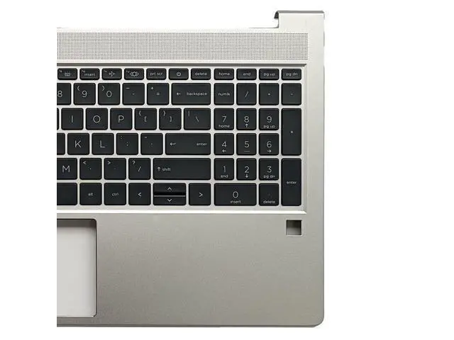 Alt view image 3 of 7 - for Probook 450 455 G8 Laptop Upper Case Palmrest Backlit Keyboard M21742-001