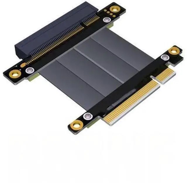 Main image of PCI-E 8x extension cable x8 male to male female to female pcie signal exchange cable rx to tx flat flex cable direct signal