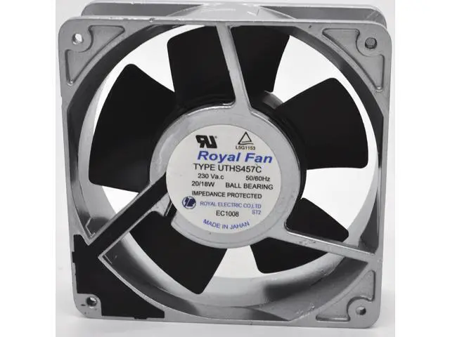 Alt view image 3 of 4 - UTHS457C 230V new spot ROYALFAN 120 * 120 * 38MM full metal high temperature resistant fan