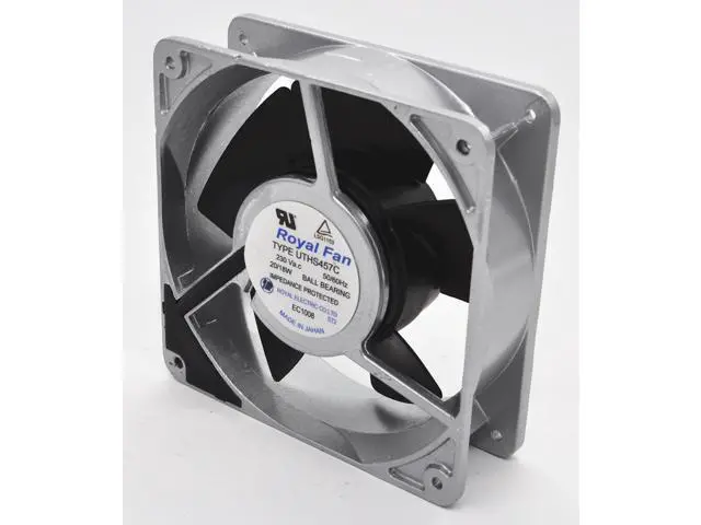 Alt view image 4 of 4 - UTHS457C 230V new spot ROYALFAN 120 * 120 * 38MM full metal high temperature resistant fan