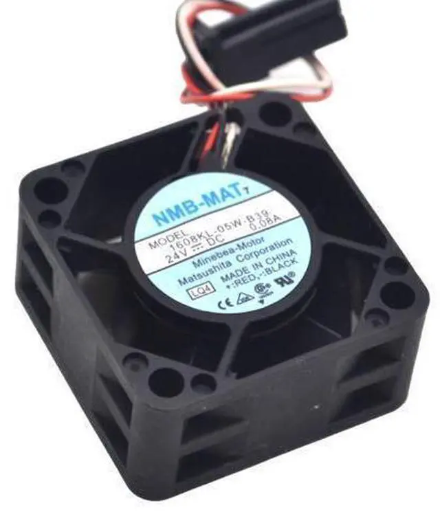 Alt view image 5 of 6 - 10pcs 40*40*20mm 1608KL-05W-B39 4020 24V 0.08A Fanuc Fan Heatsink NMB
