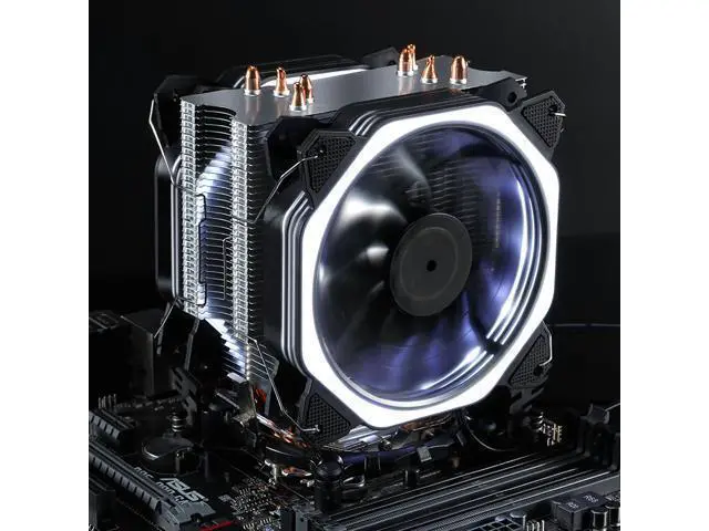 Alt view image 6 of 6 - 8pcs fan + remote controller pwm cpu rgb fan 120mm Fan Computer PC Case Fan RGB Adjust LED Fan Speed 120mm Quiet Remote Computer Cooler Cooling RGB Case Fans
