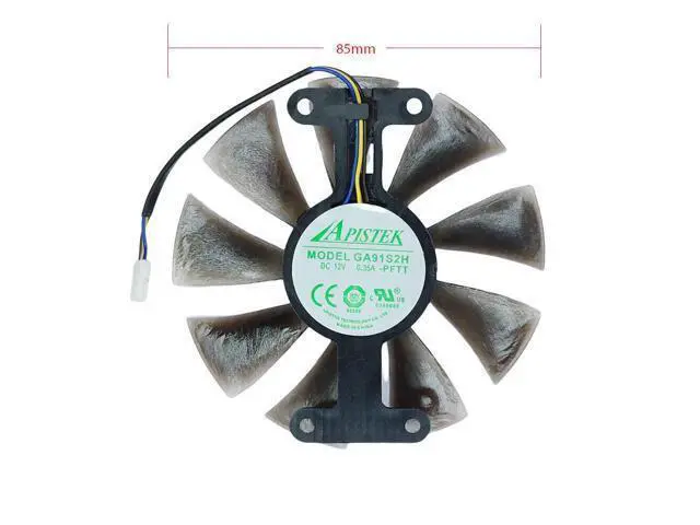 Alt view image 2 of 5 - GPU cooling fan for Galax Gece GTX950 GTX960 GTX 1