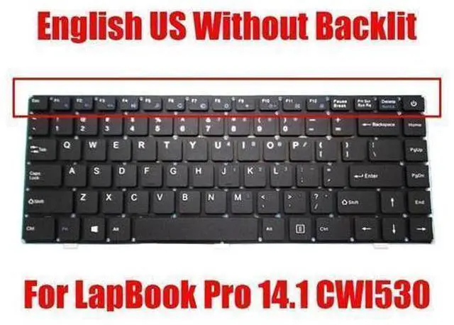 Main image of Laptop Replacement Keyboard For Chuwi LapBook Pro 14.1 CWI530 English US