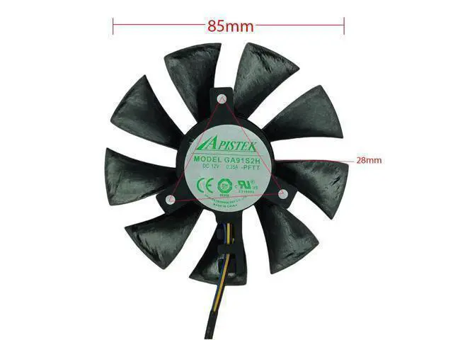 Alt view image 2 of 5 - GPU cooling fan for Gece GTX 1060 GTX 1070 M