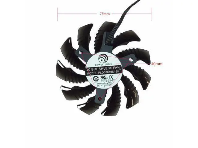 Alt view image 2 of 5 - GPU cooling fan for GTX 780/780TI GTX 760/77