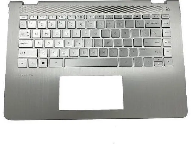 Main image of for Pavilion 14-BA 14T-BA 924115-001 Upper Case Palmrest Backlit Keyboard