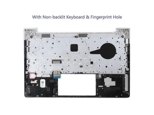 Alt view image 4 of 4 - Silver Probook 445 G8 440 G8 Palmrest Top Case Non-Backlit US Keyboard M23370-001