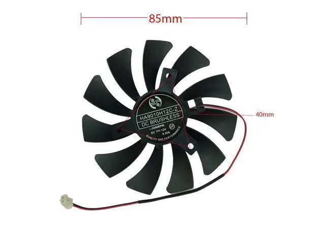 Alt view image 2 of 5 - GPU cooling fan for Gece GTX 1050 TI Mini H