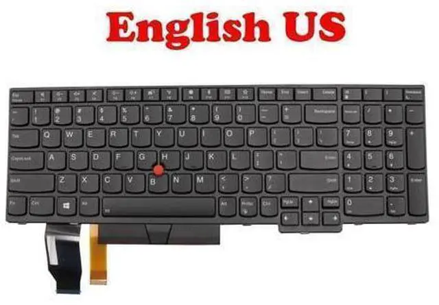 Main image of US Keyboard For Thinkpad E580 E585 E590 E595 L580 L590 T590 P52 P52S P53 P72 P73