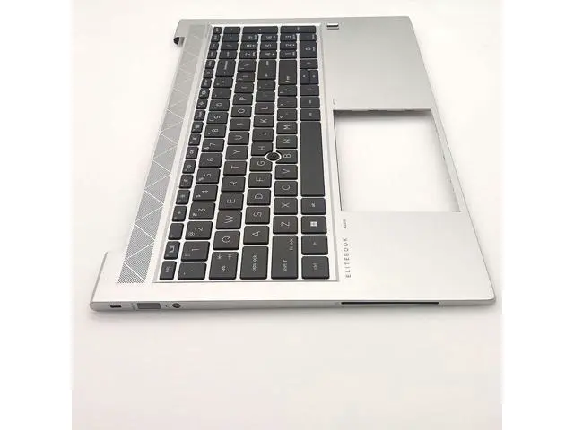 Alt view image 4 of 7 - For Elitebook 850 G8 Palmrest Upper US Keyboard Backlit M35816-001 Silver