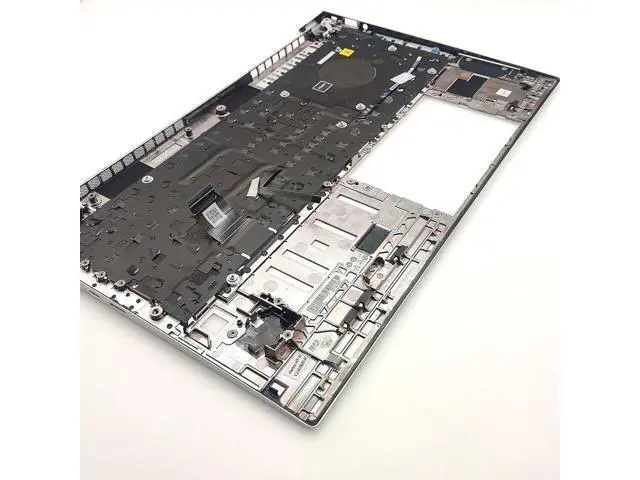 Alt view image 6 of 7 - For Elitebook 850 G8 Palmrest Upper US Keyboard Backlit M35816-001 Silver