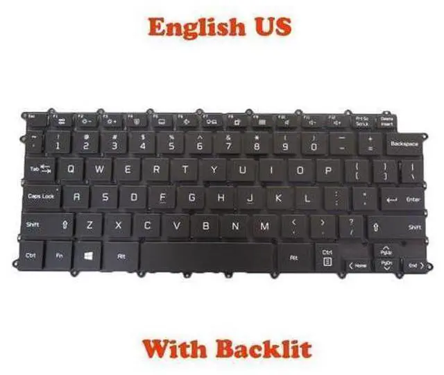 Main image of Backlit US Keyboard For 14T90P 14T90P-G 14T90P-K 14T90P 14T90P-G 14T90P-K