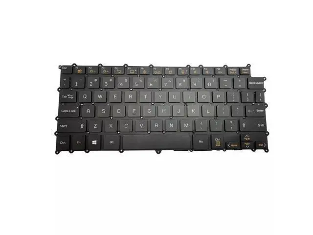 Alt view image 4 of 4 - For Gram 14Z980 14Z980C 14Z980B 14Z980U 14Z980G Backlit Keyboard Laptop US