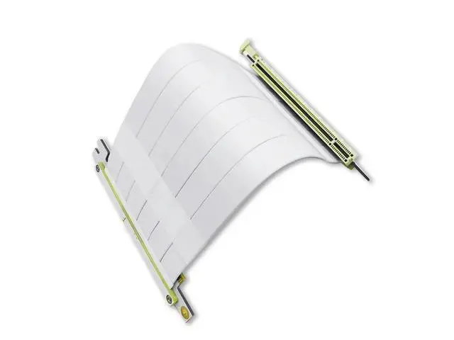 Alt view image 2 of 2 - PCIE 3.0 X16 Full Speed Cable ITXA4 Graphics Card Extension Shielded Cable PCI-E 16X Transfer Cable 108mm Hole Distance