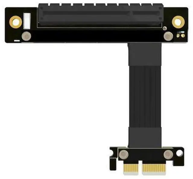 Main image of PCIE 4.0 X1 To X8 Extension Cable Transfer Right Angle Straight Network Card Video Capture Card Adapter Expansion PCIE4.0 1x 8x