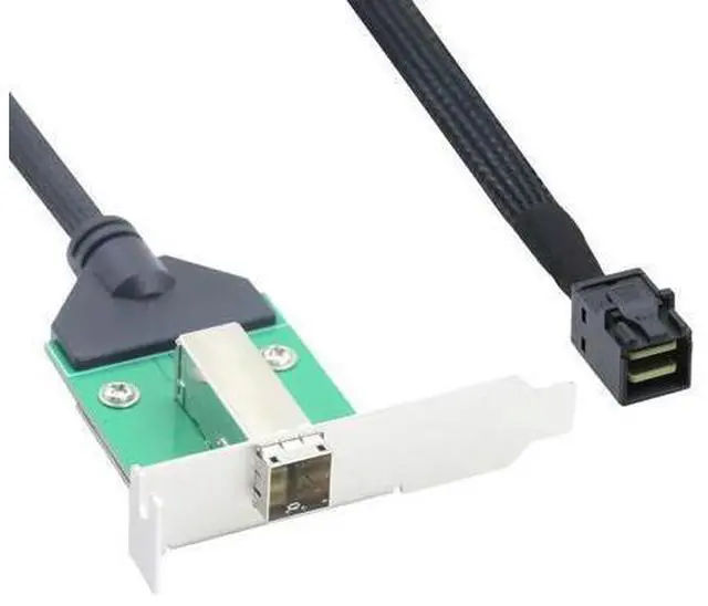 Main image of External Mini SAS HD SFF-8644 female to Mini SAS HD SFF-8643 male Data Server Raid Cable adapter
