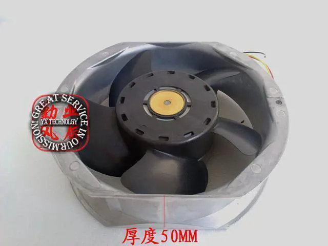Alt view image 4 of 4 - 17050 24V 0.65A 17cm fan drive 109E5724H5J04 170*170*50mm
