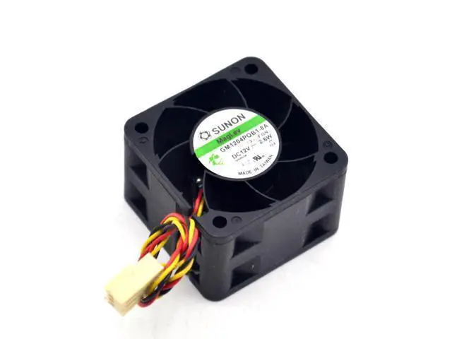 Alt view image 5 of 6 - SUNON Cooling fan server 12V 2.6W GM1204PQB1-8A 40*40*28mm