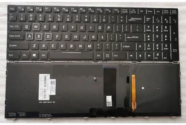 Main image of replacement keyboard for Clevo P970RC P970RD P970RF P970EN P970ED P970RN P970EF US Backlit