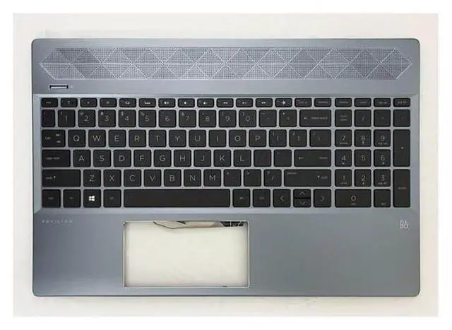 Main image of for Pavilion 15-CS 15-CW 15.6 Palmrest Backlit Blue L49391-001 US Keyboard