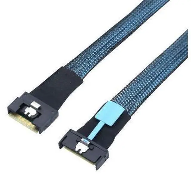 Main image of PCI-E 5.0 Mini Cool Edge IO 74Pin to All inclusive inserimento SFF-8654 8i 74Pin SAS 4.0 24 Gbps Extension Cable