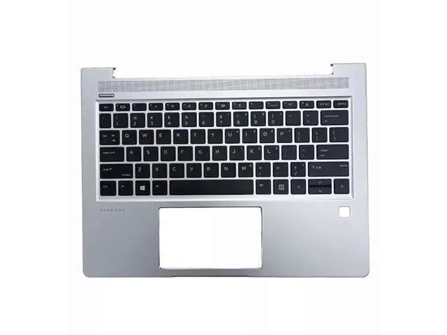Alt view image 3 of 3 - For Probook 430 G6 Palmrest Top Case No-Backlit US Keyboard Silver L44548-001