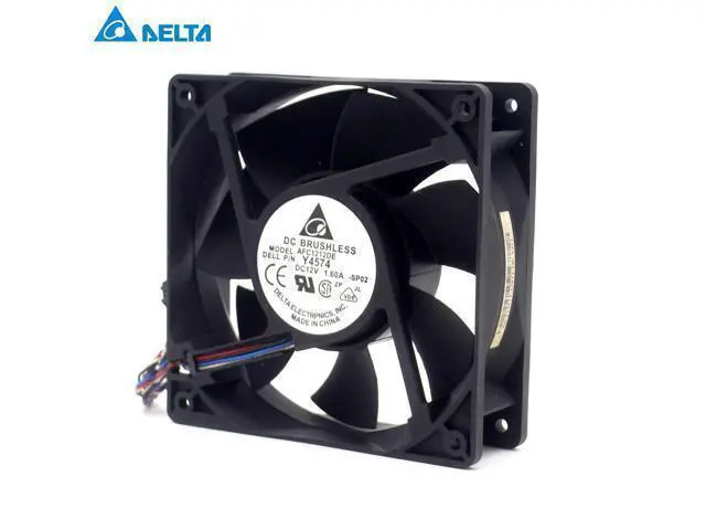 Alt view image 2 of 6 - 40pcs AFC1212DE 12038 12cm 120mm DC 12V 1.6A pwm ball fan thermostat inverter server cooling fan