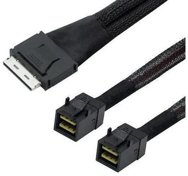 Main image of Quality PCIe SFF-8611 8I to Dual 8I SAS SFF-8643 Cable Servers