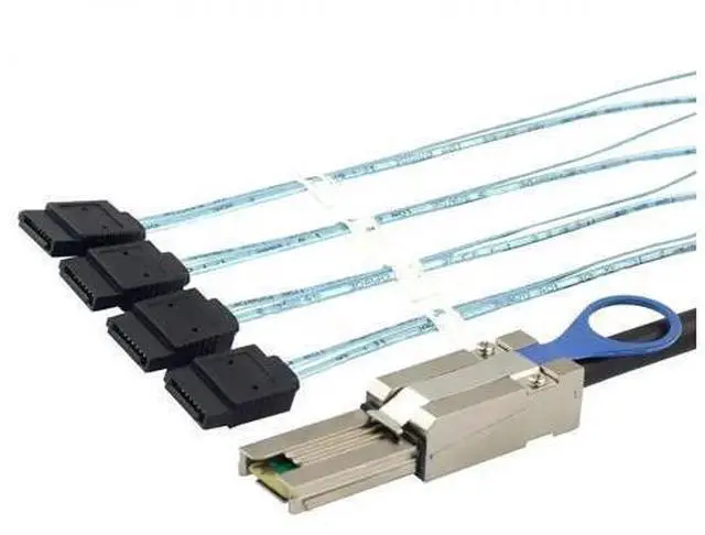 Main image of MINI SAS SFF-8088 to 4 Ports SATA 7P mother server Adapter cable