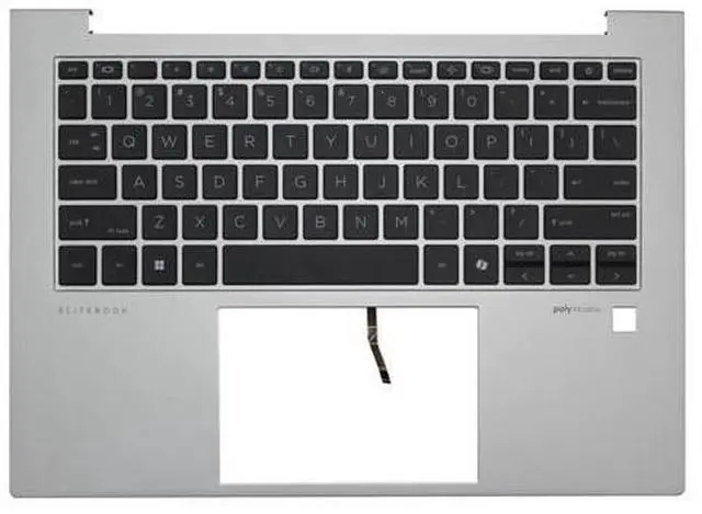 Main image of FOR EliteBook 845 840 G11 US Keyboard Top Case Palmrest Cover N95848-001
