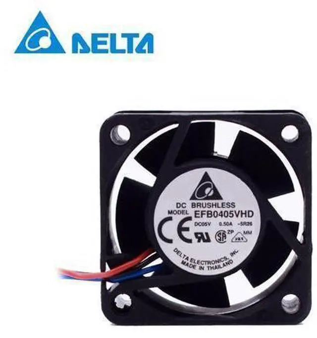 Main image of Delta fan EFB0405VHD 4020 4cm 5V 0.50A three line server chassis fan drive 40*40*20mm 50pcs/lot
