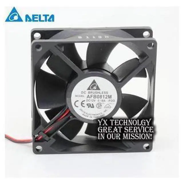 Main image of 50pcs\/lot New AFB0812M 12v 8cm 8025 double ball bearing fan 0.18A for DELTA 80*80*25mm