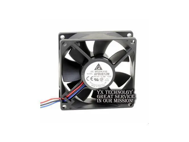Alt view image 4 of 6 - 50pcs\/lot New AFB0812M 12v 8cm 8025 double ball bearing fan 0.18A for DELTA 80*80*25mm