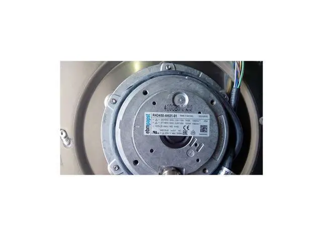 Alt view image 3 of 3 - 230V 56/60HZ Germany ebmpapst R4D450-AK01-01 cooling fan Diameter 450mm 1490RMP centrifugal fan