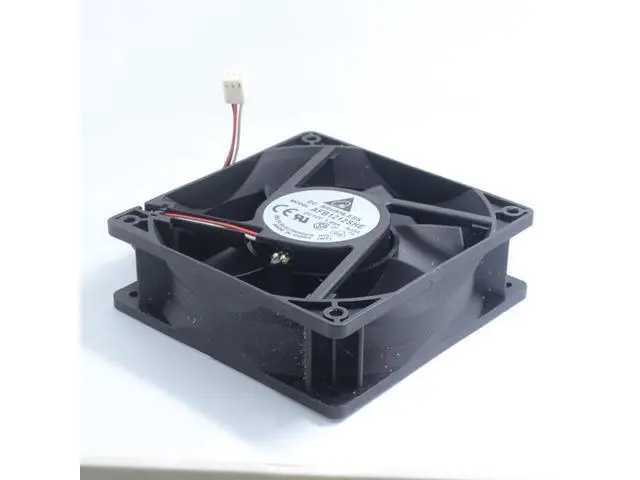Alt view image 5 of 6 - AFB1212SHE 12cm 1.60a 12v quiet double ball speed automatic temperature control fan wind capacity 120*120*25MM