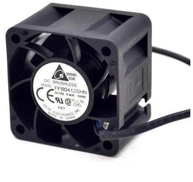 Alt view image 2 of 6 - 50pcs Original new FFB0412SHN 4cm 4028 0.6A fan speed stall alarm servers for 40*40*28mm