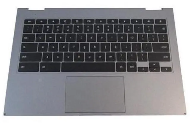 Main image of replacement keyboard for Galaxy Chromebook 2 XE530QDA with Palmrest including Touchpad BA98-02354A