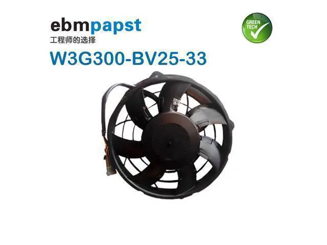 Alt view image 2 of 2 - Germany ebmpapst bus with water tank W3G300-BV25-33 Cooling fan 26V 380W Centrifugal fan EC Axial fan