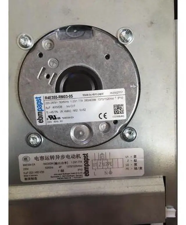 Alt view image 2 of 2 - R3G355-RB03-10 ABB R8 inverter fan R4E355-RM03-05 German original EC fan