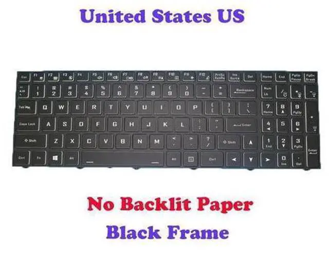 Main image of No Backlit Keyboard For CLEVO NJ51CU NJ50ZU NJ51ZU NJ50GU NJ51GU NJ50LU NJ51LU