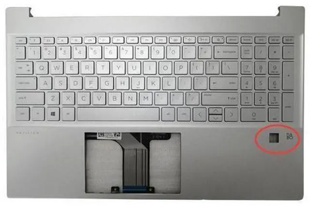Main image of Top Cover For Pavilion 15-EH 15-EG Palmrest Backlit US Keyboard M08910-001