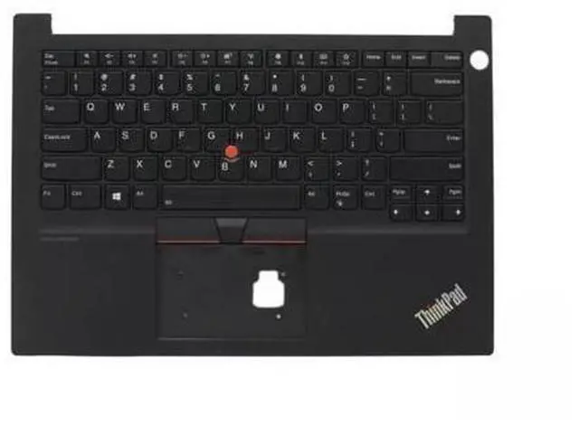 Main image of for Thinkpad E14 Palmrest Top Upper Backlit US Layout Keyboard Bezel 5M10V17039