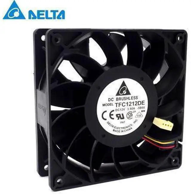 Main image of 200pcs DELTA power motorcycle conversion motorcycle fan violence 12CM fan 3.9A 12v TFC1212DE 120*120*38mm