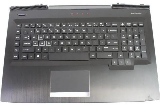 Main image of Backlit US Keyboard Touchpad HP Omen 17-an 17T-an Series L14993-001 Palmrest