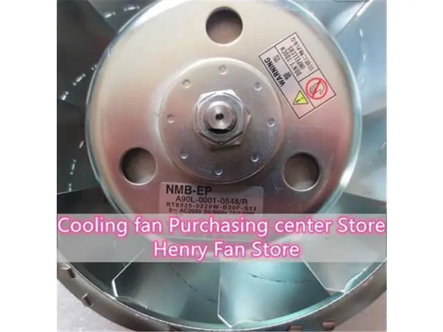 Alt view image 4 of 5 - Fanuc CNC machine tool spindle motor fan A90L-0001-0548/R RT6925-0220W-B30F-S11 cooling fan