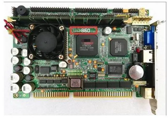 Main image of HE-860S Embedded Industrial Control Motherboard ISA Bus Industrial Motherboard Half-length CPU Card PICMG1.0 SBC with CPU Memory