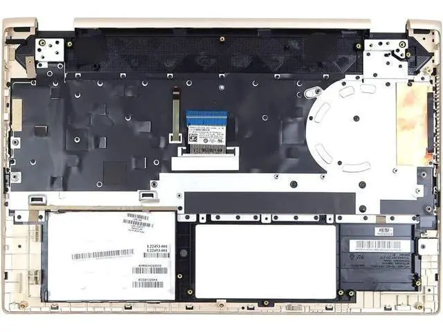 Alt view image 2 of 2 - L20851-001 PAVILION X360 15-CR 15T-CR Palmrest Keyboard Backlit Grid Gold Top