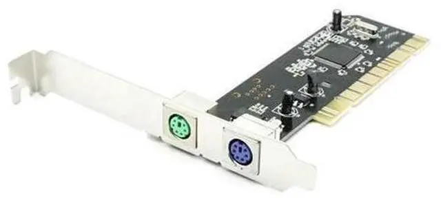 Main image of PCI 32bit to 2x PS//2 Port PC Keyboard Mouse Adapter Card