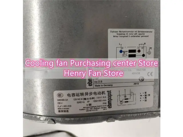 Alt view image 4 of 5 - new coolerair cooling fan D4E160-FH12-05 185W 230V AC centrifugal fan